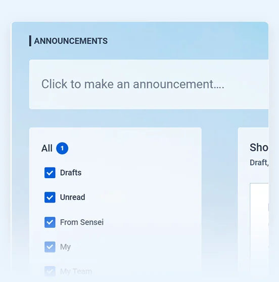 Collaborate Using Sensei