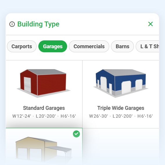 Pre-Set Building Designs