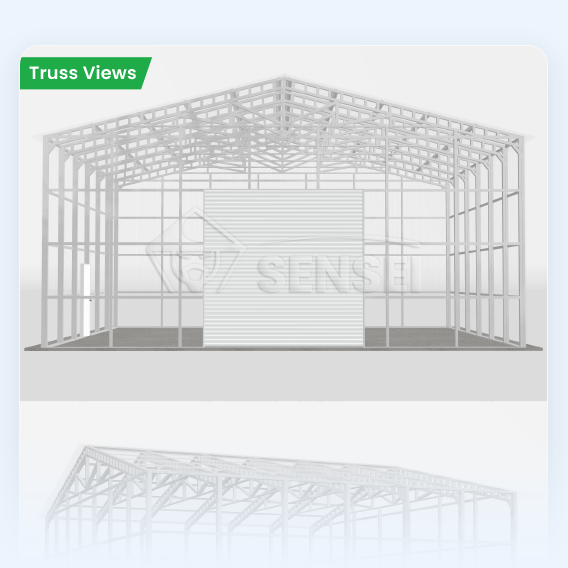 3D Interior Truss Views