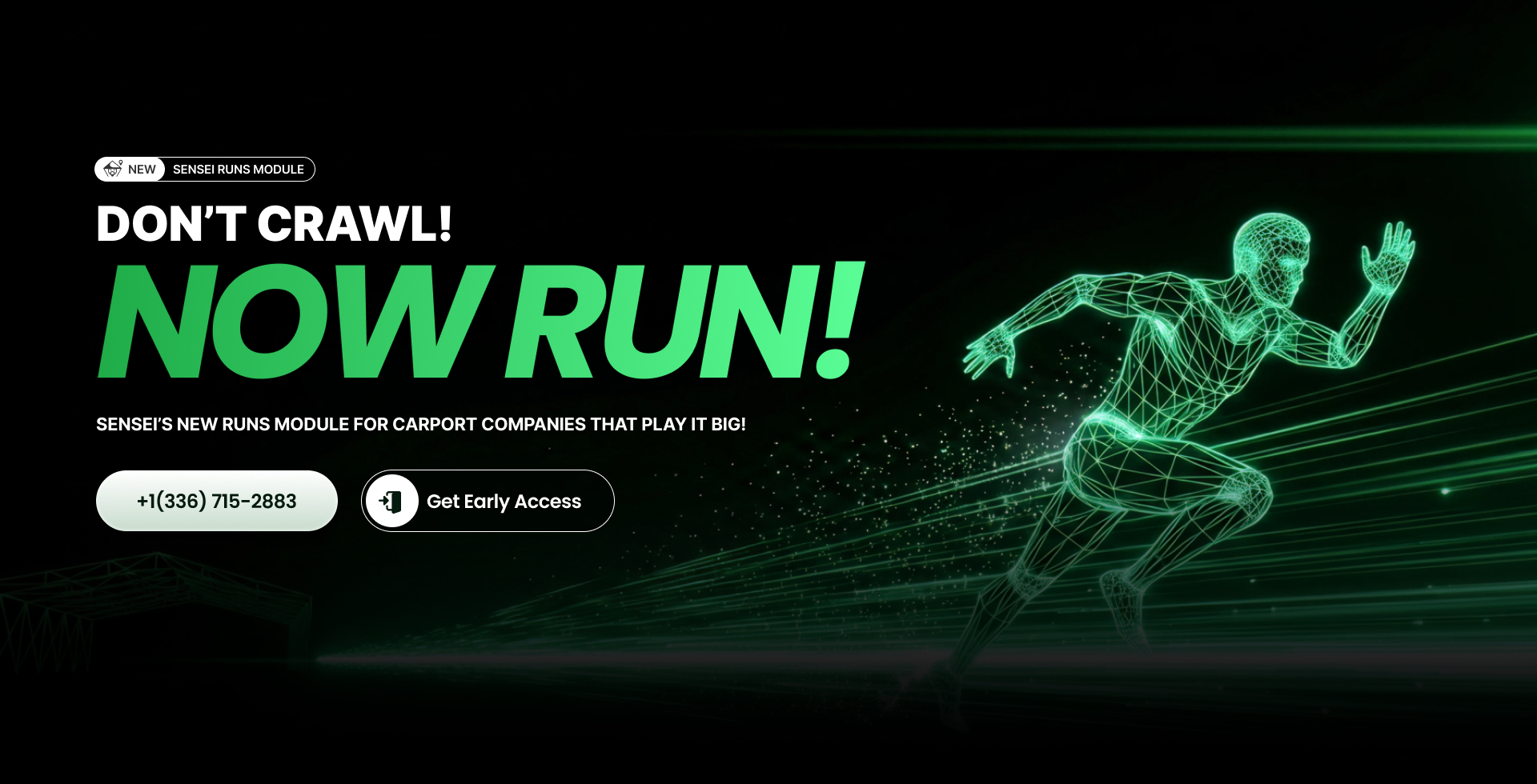 Sensei Runs Module — Don't crawl, NOW RUN!